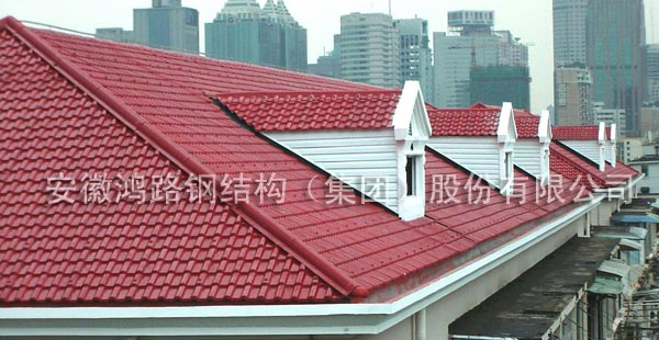 山西省合成樹(shù)脂瓦工程案例