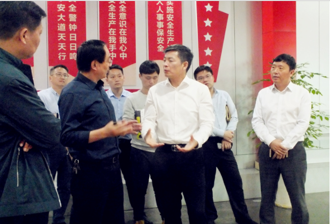 黃岡市副市長(zhǎng)周勇士一行蒞臨湖北鴻路鋼構(gòu)參觀調(diào)研